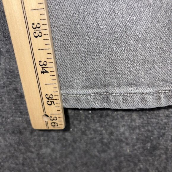 Pilcro Jeans Womens Size 26 Gray Straight High Rise - Picture 7 of 9